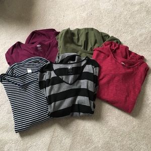 Old Navy Maternity shirt lot - M & L